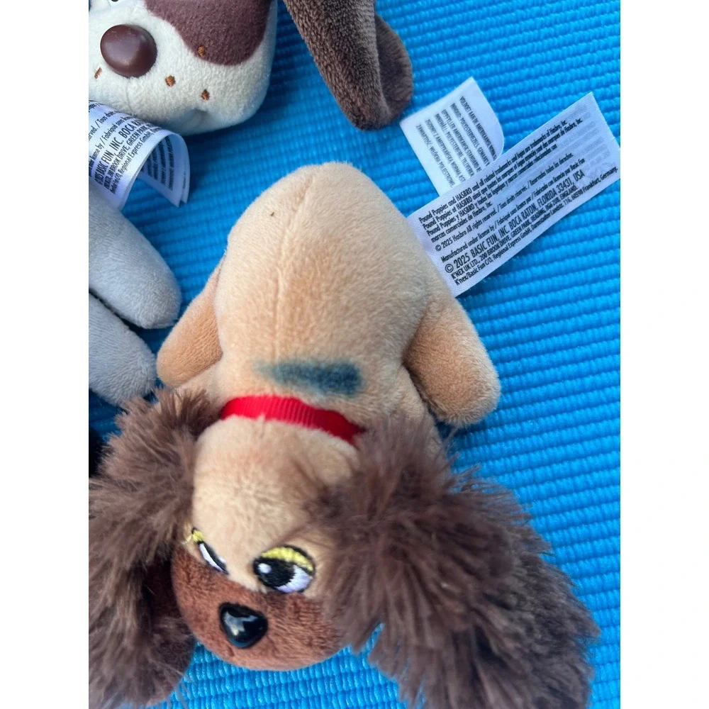 Pound Puppies Plush Lot Mixed Stuffed Animals Dogs Pig Bunny rhino Vintage Style